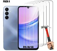 Protecteur d'écran - Booling - pour Samsung Galaxy A15 5G - Verre trempé - Transparent - Antichoc- X4