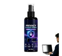 Protecteur D'écran De Confidentialité Liquide Nettoyant Transparent | Spray de confidentialité anti-espion pour écran Pour intérieur extérieur maison bureau réunion hommes