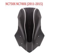 Protecteur D'écran De Pare-Brise Pour Honda,Pare-Brise,Accessoires Pour Honda Nc700x,Ncexecute X,Nc 750,X,Nc 700,X 2011,2012,2013,2014,2015 - Type Smoky Gray 11-15