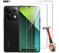 Protecteur d'écran - E.F.Connection - Redmi Note 13 Pro 4G-5G - Verre trempé - Lot de 2 - Anti-rayures