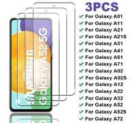 Protecteur d'écran en verre pour Samsung Galaxy, Guatemala, A52, A72, A02S, A12, A22, A32, 5G, A51, A41, A31, A21, A21S, A11, A01, A71, 3 pièces For A22 4G