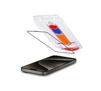 Accezz Protecteur d'écran en verre trempé + Applicateur pour Apple iPhone 15 Pro