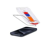 Accezz Protecteur d'écran en verre trempé + Applicateur pour Apple iPhone 15 Pro Max