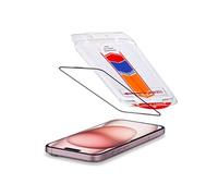 Accezz Accezz Protecteur d'écran en verre trempé + Applicateur pour iPhone 16 / 15 Transparent