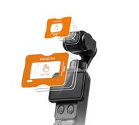 Protecteur d'Écran en Verre Trempé AR pour DJI Pocket 4, Transparence de 99,6%, Résistance aux Rayures 9H, Toucher Lisse, Film de Protection pour Écran et Objectif，1