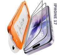 Protecteur d'écran en verre trempé - iPhone 17 - 12X plus résistant (>9H) - AR haute transparence - Ajustement 1:1