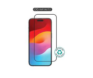 Protecteur d'écran eSTUFF iPhone 15 Verre Trempé Noir et Transparent
