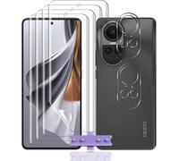 Protecteur D'écran Et Caméra Tpu Hydrogel Auto-Réparation Pour Oppo Reno10/10 Pro, Film Ultra-Mince 0.03mm Hd Transparent Avec Kit D'installation Facile