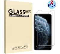 Protecteur d'écran - HOOXSPEED - iPhone 12 Pro Max - Verre trempé - 2 pièces - Sans bulles - Résistant aux rayures