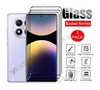 Protecteur d'écran incurvé à couverture complète en verre trempé, 3 pièces, pour Redmi Note 14 15 / Note 14 15 Pro / Note 14 15 Pro Plus Redmi Note 14ProPlus