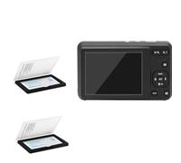 Protecteur d'écran JJC 2 pièces compatible avec Kodak PIXPRO FZ55, FZ45, FZ43, FZ101, verre trempé 9H anti-rayures et anti-poussière, anti-traces de doigts (installation par adsorption électrostatique