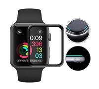 Protecteur D'écran pour Apple Watch Series 4-6/SE 44mm,LucBuy 2 Pièces Film de Protection iWatch HD en TPU Couverture Complète avec Bord Incurvé Version 3D Résistant aux Rayures (44mm, Series 4-6/SE)