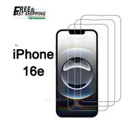 Protecteur D'écran Pour Iphone 16e,Verre Trempé Hd Cristal Mica 9h,Étui Anti-Rayures,Transparent Et Amical.1 Piece.Hd Glass
