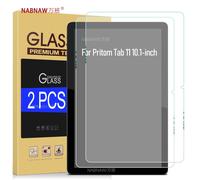 Protecteur D'Écran Pour Pritom Tab 11,2 Pièces,Film En Verre Trempé Full Hd,Housse De Protection Rigide Anti-Rayures De 10.1 Pouces.2P-Tab 11 10.1-Inch.