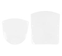 Protecteur D'écran Vent Carénage Quart Pare-Brise Moto pour Harley pour Sportster XL 883 1200 pour Roadster pour Dyna pour Bas pour Cavalier Réglable(Clear)