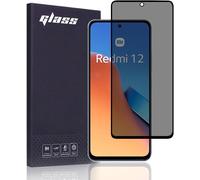 Protecteur D'écran Verre Trempé Confidentialité Pour Xiaomi Redmi 12 - Couverture 3d, Dureté 9h, Anti-Rayures & Anti-Empreintes, Kit Lingettes + Autocollants
