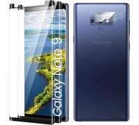 Protecteur D'écran Verre Trempé Pour Samsung Galaxy Note 9 - 2x Films + 2x Protections Caméra, Sans Bulles, Dureté 9h, Anti-Rayures, Haute Transparence, Compatible Coque