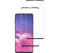 Protecteur D'écran Verre Trempé Samsung Galaxy S10 - 2 Pièces Anti-Rayures/Éclats, Compatible Coques, Anti-Lumière Bleue Hd 99,99% Avec Kit Nettoyage