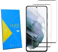 Protecteur D'écran Verre Trempé Samsung Galaxy S21+ Plus 5g, 2 Films Anti-Rayures/Éclats, Anti-Lumière Bleue, Compatible Coques, Hd, Installation Facile