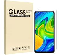 Protecteur d'écran - Xiaomi - Redmi Note 9 - Verre trempé - Résistant aux rayures - Jaune