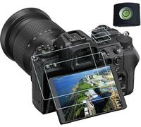 Protecteur D'écran Z7 Z6 Top + Compatible Avec Nikon Z7 Z7 Ii Z6 Z6 Ii Fx Reflex Numérique Avec Couvercle De Sabot, 0,3 Mm Haute Définition, Dureté 9h [2+2 Packs]