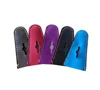 Protecteur d'embouts d'arc Protector en Cuir pour Arcs Recurve Protecteur d'embouts pour la Chasse en Plein air Arcs Recurve Arcs Longs (Marron Foncé)