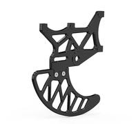 Protecteur d'étrier de pignon de Protection de Disque de Frein arrière en Aluminium, for Surron Light Bee XS L1E for Segway X160 X260 2023 2024(Black)