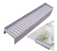 Protecteur D'évier En Granit Quartz - Protection De Bord En Silicone, Bouclier De Comptoir De Cuisine | Outil De Protection Contre Les Éclaboussures, Flexible Et Réglable De 4 Pouces X 20 Pouces, Faci