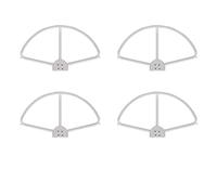 Protecteur d'hélice à dégagement Rapide, 4 pièces, Compatible avec Drone Phantom 3 Phantom 2, Accessoires de Pare-Chocs compatibles, pièces de Rechange de Protection des Ailes(White)