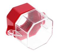 Protecteur D'interrupteur à Bouton-poussoir Transparent Plastique 30,4 MM | Installation Rapide, Contrôle Visuel du Statut, Conforme aux Normes Internationales, Usage Industriel