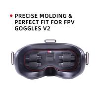 Protecteur d'objectif anti poussière pour lunettes DJI FPV, couvercle de rangement d'antenne, support de carte mémoire, sac de rangement pour lunettes VR V2