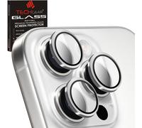 Protecteur D'objectif D'appareil Photo Pour Iphone 16 Pro/Iphone 16 Pro Max [Facile À Installer] Protections D'objectif En Métal [N'affecte Pas Les Prises De Nuit] [Compatible Avec Les