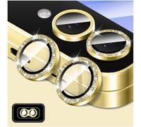 Protecteur D'objectif D'appareil Photo pour Samsung Galaxy Z Flip 6, Protecteur D'¿¿cran en Verre Tremp¿¿ Paillet¿¿ pour Appareil Photo, Alignement Automatique Anneau M¿¿tallique individuel