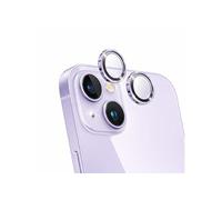 Protecteur d'objectif de caméra pour iPhone 14 / 14 Plus Original Ultra-résistant Force Glass Violet