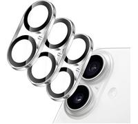 PROTECTEUR D'OBJECTIF DE CAMÉRA POUR IPHONE 16 6,1 POUCES ET IPHONE 16 PLUS 6,7 POUCES, VERRE TREMPÉ ANTI-RAYURES, LOT DE 3 - TECHTA