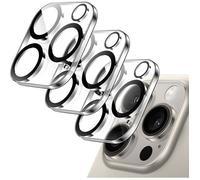 PROTECTEUR D'OBJECTIF DE CAMÉRA POUR IPHONE 16 PRO 6,3 POUCES ET IPHONE 16 PRO MAX 6,9 POUCES, VERRE TREMPÉ 9H, LOT DE 3 - TECHTA