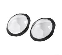 Protecteur d'objectif en polycarbonate transparent avec capacité étanche pour DJI pour OSMO 360 Accessoire de protection d'objectif d'appareil photo (miroir de protection PC)