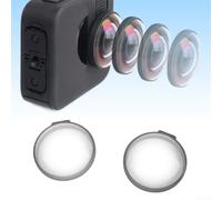 Protecteur d'objectif pour GoPro-Max2 - Amovible, étanche et résistant aux rayures - En acrylique transparent