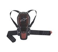 PROTECTEUR DORSAL ALPINESTARS NUCLEON KR-1 CELL TRANSPARENT NOIR / ROUGE