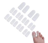 Protecteur D'Orteils en Silicone Souple, 10 Paires, Empêche la Friction, Différentes Tailles, Ampoules, Callosités, Cors, Oignons, Orteils en Marteau, Orteils Qui Se Chevauchent