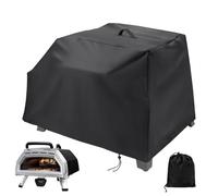 Protecteur du four extérieur - à pizza durable, enveloppement barbecue noir | Bouclier de rangement de transport à feu à la chaleur à l'épreuve de poussière, équipement de voyage de cuisson en c