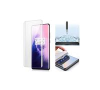 Protecteur écran en verre trempé irradiation UV courbée 3D complète transparent pour votre OnePlus 7 Pro