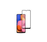 Protecteur écran en verre trempé soie couverture hd pleine couverture de couverture de colle complète noir pour votre Samsung Galaxy A20s