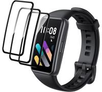 Protecteur Écran pour Honor Band 7 - 3 Films Anti-Rayures Transparents avec Couverture 3D, Bord Incurvé, Surface Anti-Traces et Installation Sans Bulles