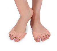 Protecteur en Silicone, pour l'avant-Pied Doux, Respirant Tous Les Coussinets de Gel Ronds Ballet athlètes Pointes Chaussures de Support Couchons d'orteil à Manches