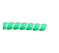 Protecteur en Spirale Bandes d'emballage de câble de 2 mètres, Tube de Gaine Ignifuge, Tuyau d'enroulement de Protection en Spirale, enveloppe Le Fil(Pink Color,100mm 2 Meters)