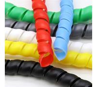Protecteur en spirale Organisateur d'enveloppe en spirale, diamètre intérieur Protection de tuyau flexible Manchon de câble d'enroulement Le protecteur de ligne de tube enveloppe le câble(Blue,ID 42mm