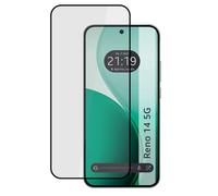 Protecteur en verre trempé complet 5D Full Glue noir pour Oppo Reno 14 5G Verre