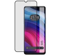 Protecteur en verre trempé complet 5D Full Glue noir pour TCL 505 Verre