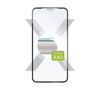 Protecteur en verre trempé FIXED Full-Cover pour Apple iPhone XR-11, adhésif sur l'ensemble de l'écran, noir